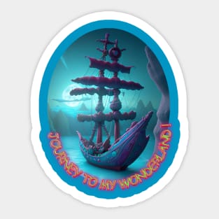 JOURNEY TO MY WONDERLAND Sticker